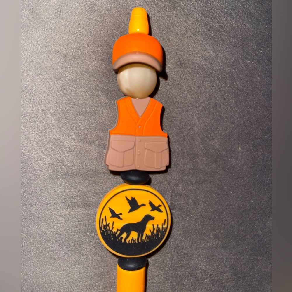 Handcrafted beaded pens - Hunter themed for Father’s Day